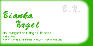 bianka nagel business card